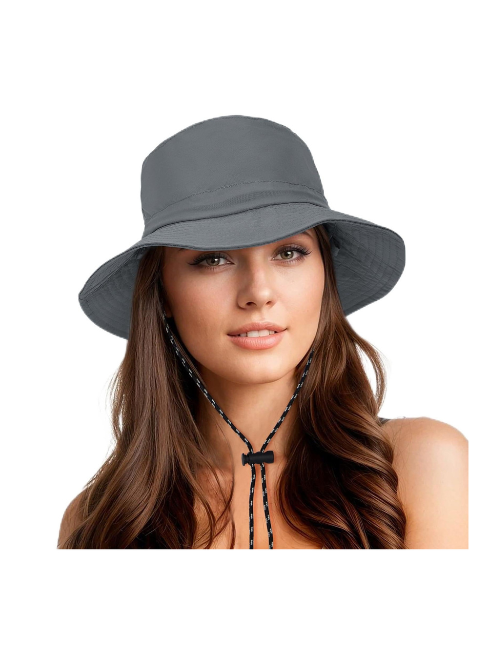 Waterproof Bucket Hats for Woman UPF 50+ Sun Hat | UV | Gray | Size OS